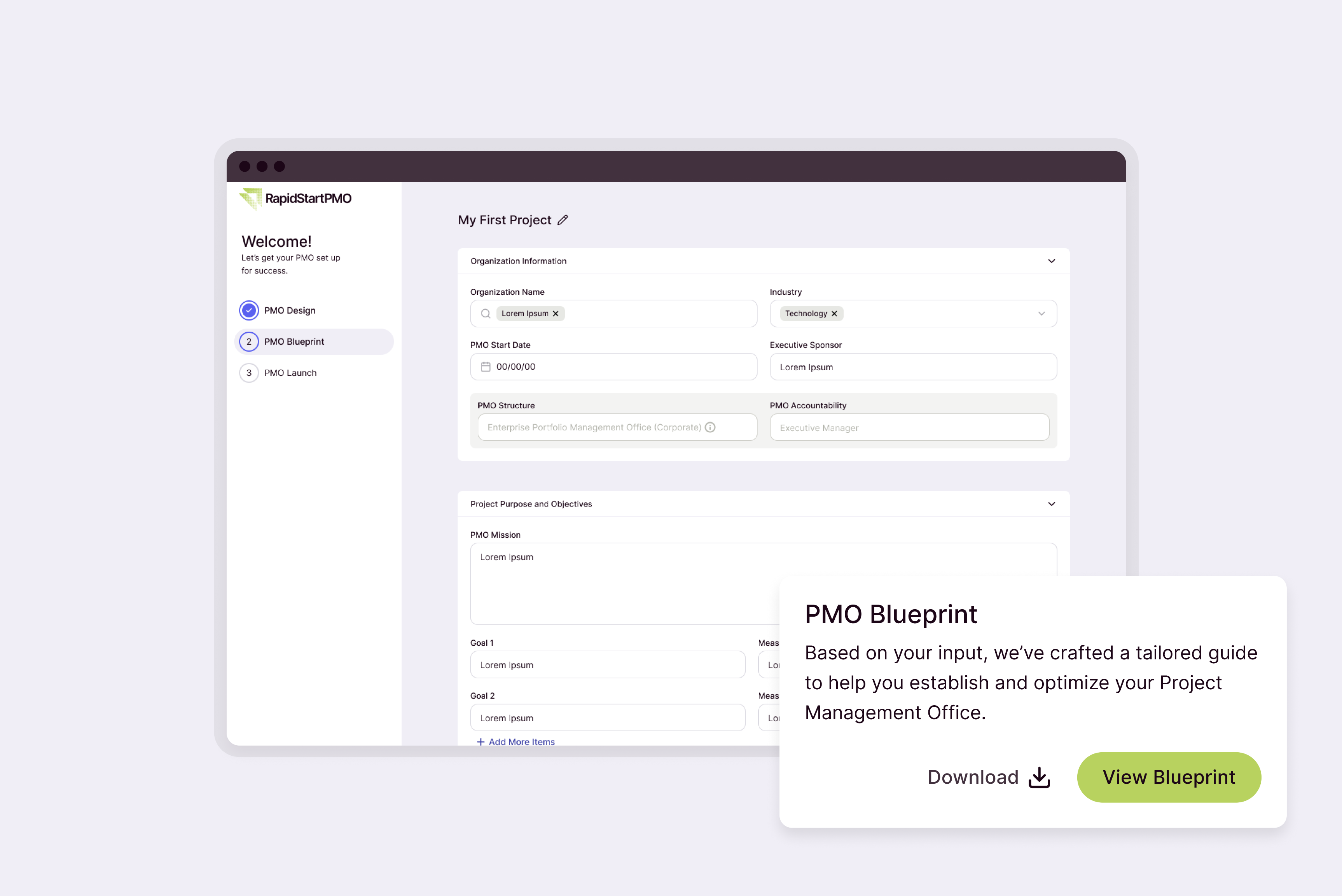Configure Your PMO